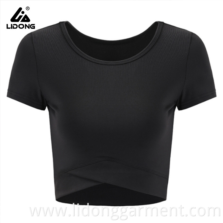 Custom Label Sportswear Womens Sports Fitness Sport Bra Made In China